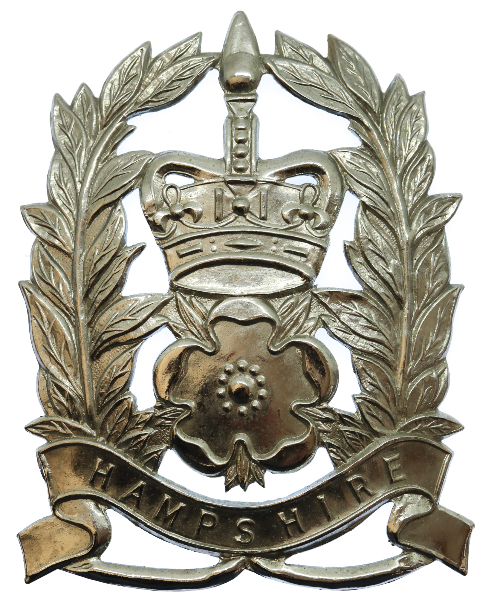 Hampshire Constabulary Constables  Helmet Plate - Queen's Crown