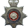 Northamptonshire Police Enamelled Helmet Plate - Queen's Crown