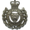 Leeds City Police Wreath Cap Badge - Queen's Crown