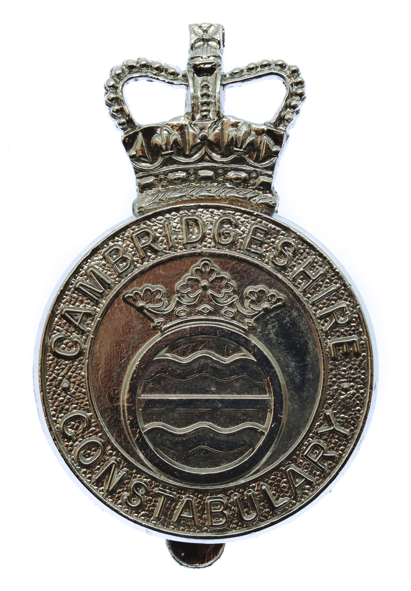 Cambridgeshire Constabulary Cap Badge - Queen's Crown