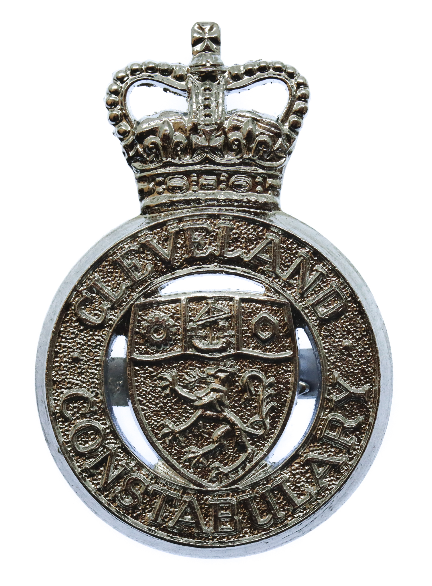 Cleveland Constabulary Cap Badge - Queen's Crown