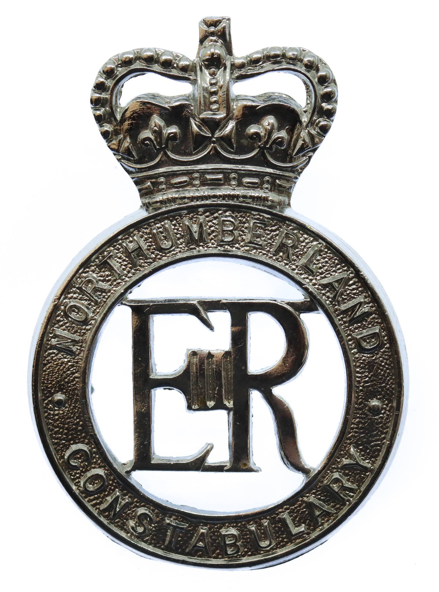 Northumberland Constabulary Cap Badge - Queen's Crown