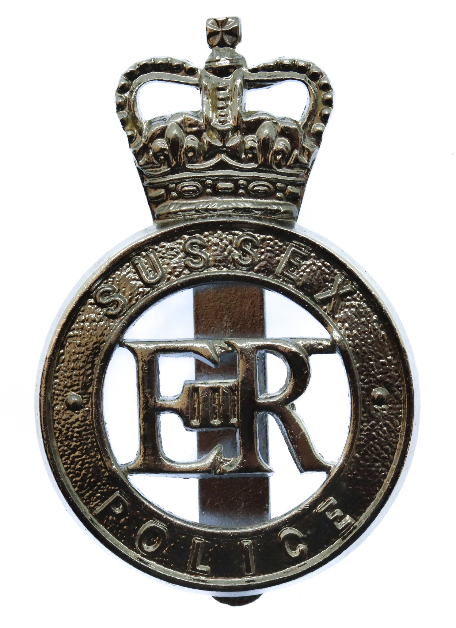 Sussex Police Cap Badge - Queen's Crown