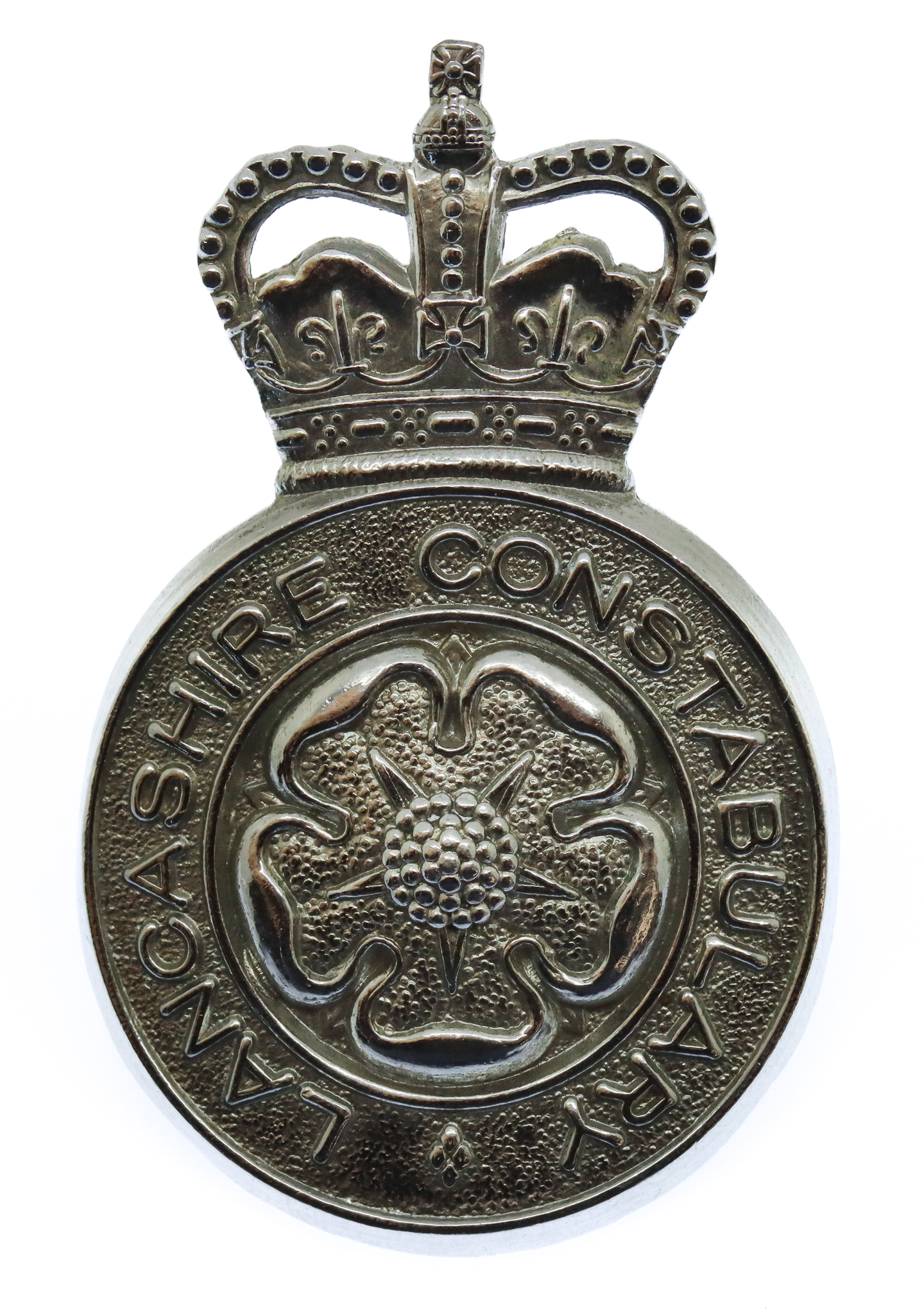 Lancashire Constabulary Cap Badge - Queen's Crown