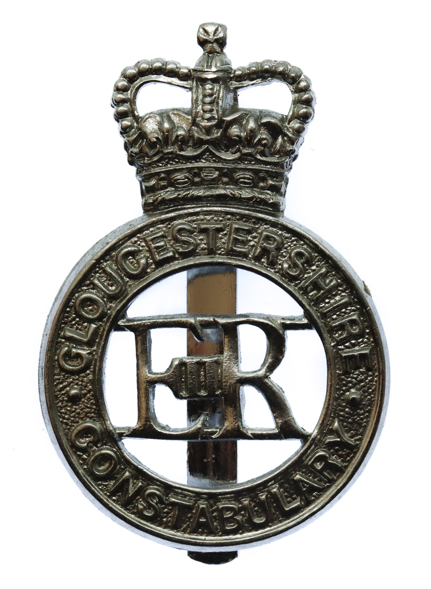 Gloucestershire Constabulary Cap Badge - Queen's Crown