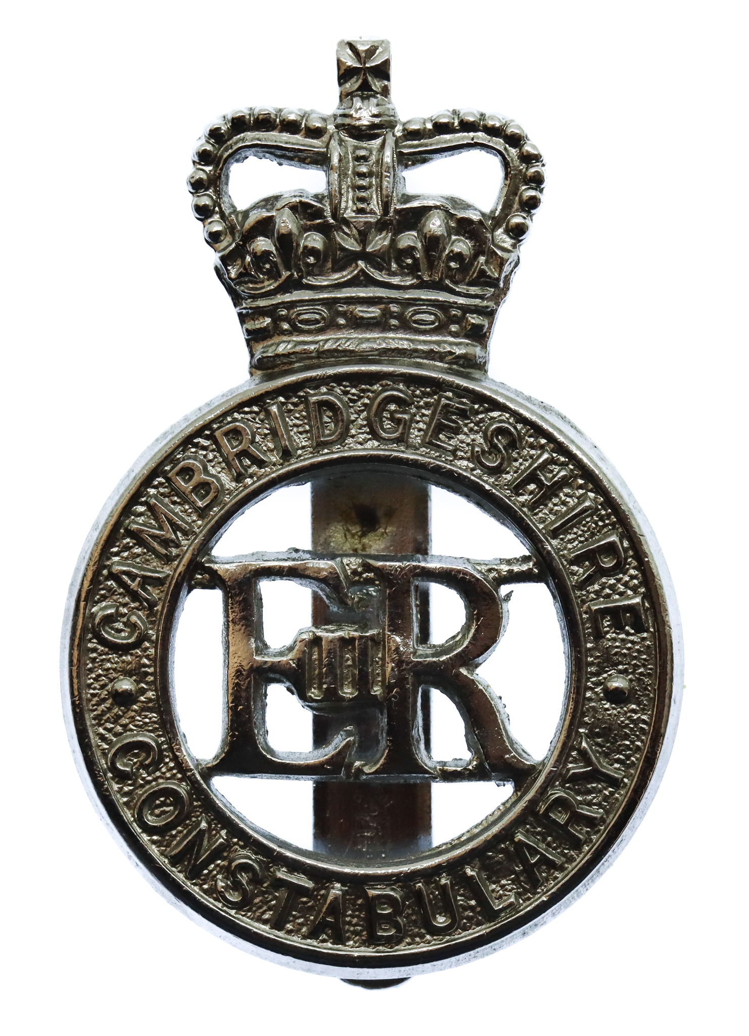 Cambridgeshire Constabulary Cap Badge - Queen's Crown