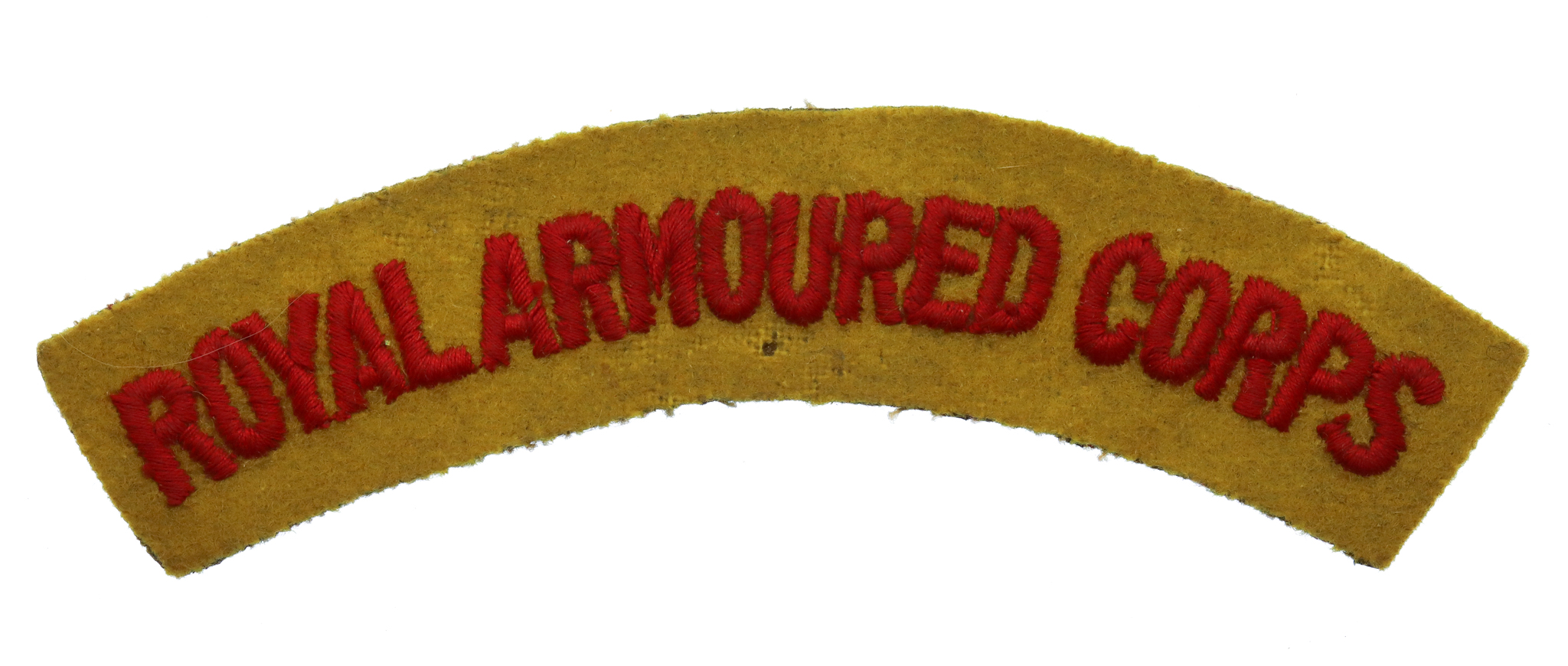 Royal Armoured Corps (ROYAL ARMOURED CORPS) Cloth Shoulder Title