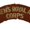 Women's Royal Army Corps (WOMEN'S ROYAL ARMY/CORPS) Cloth Shoulder Title