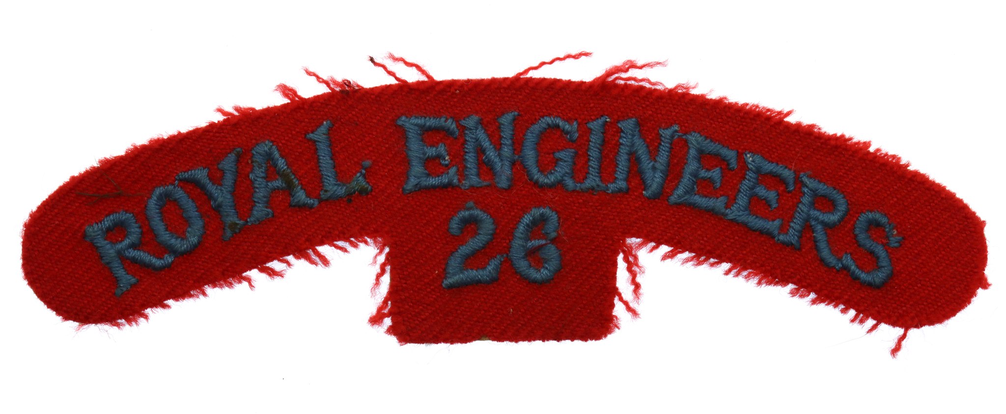 Royal Engineers (ROYAL ENGINEERS/26) Cloth Shoulder Title