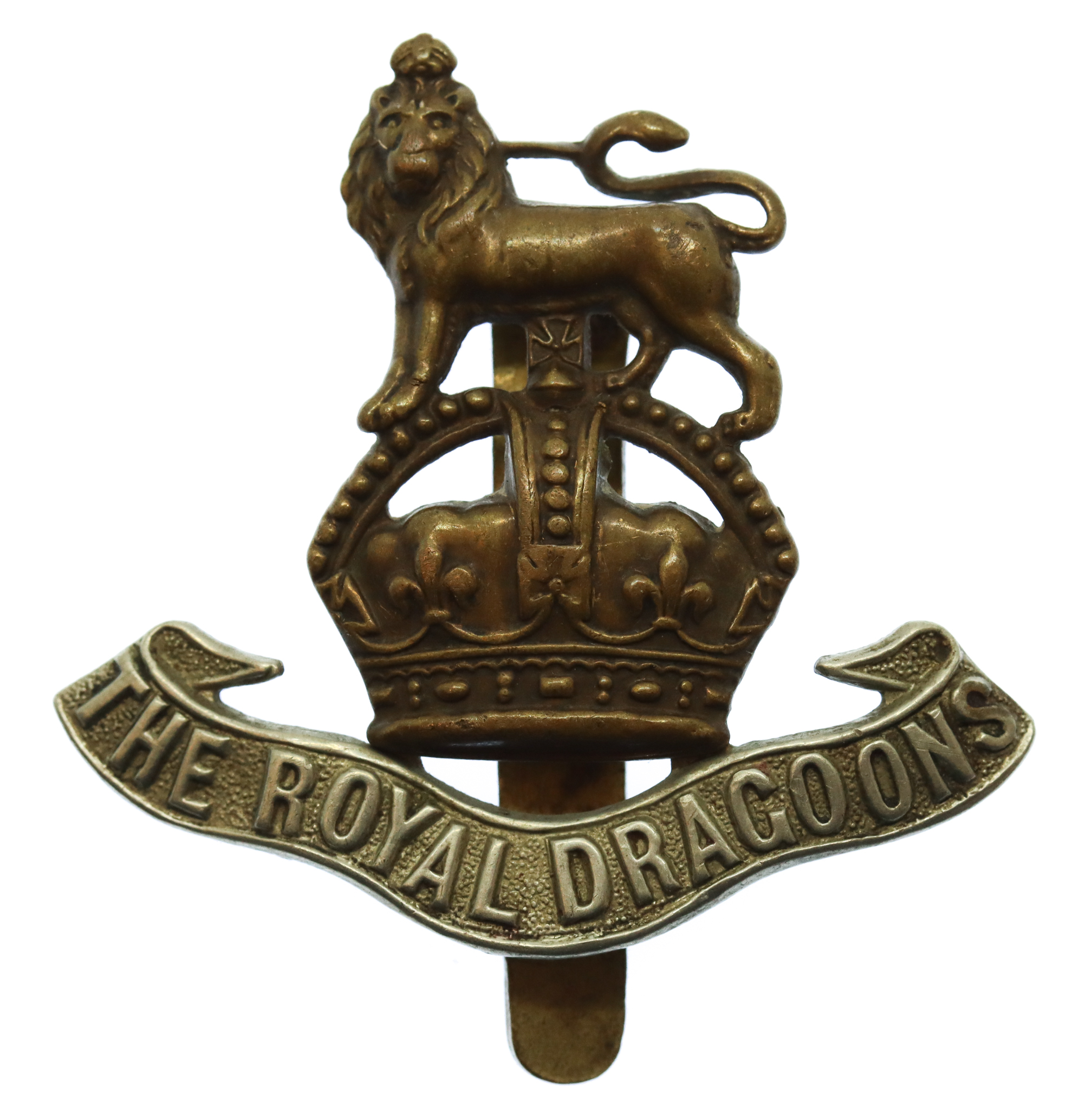The Royal Dragoons Cap Badge - King's Crown