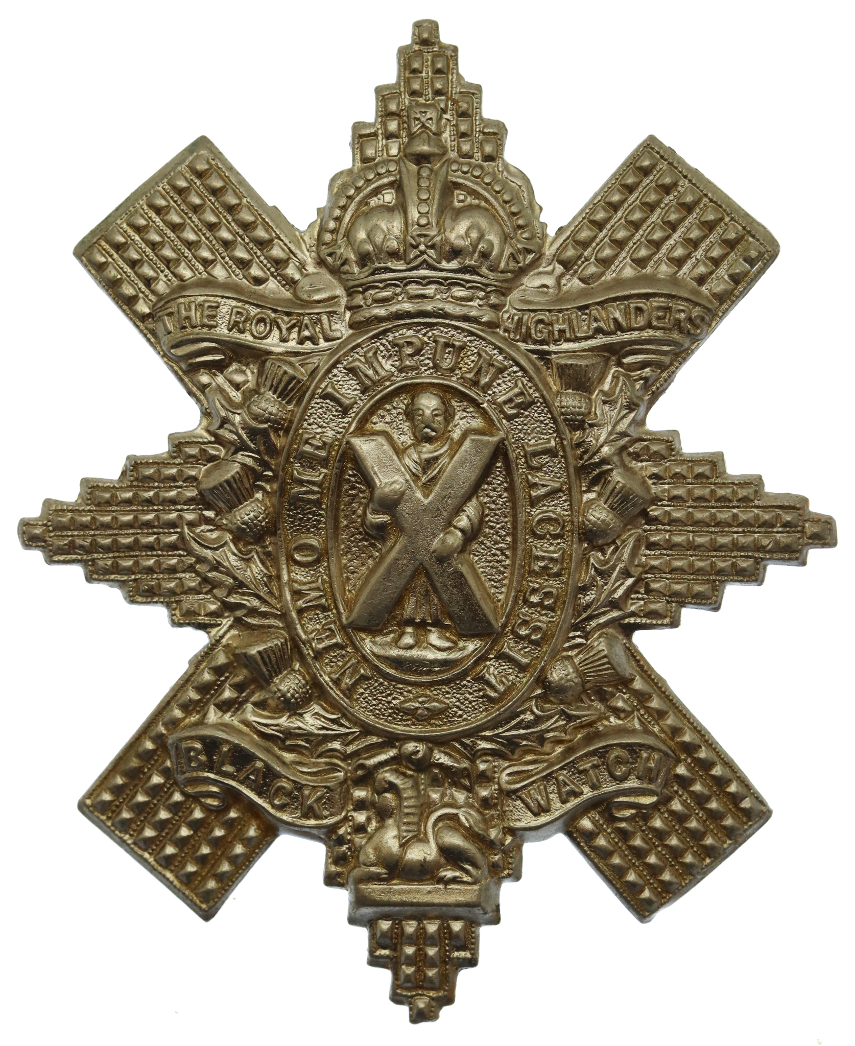 Black Watch (The Royal Highlanders) Cap Badge - King's Crown