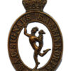 South African Corps of Signals Cap Badge - King's Crown