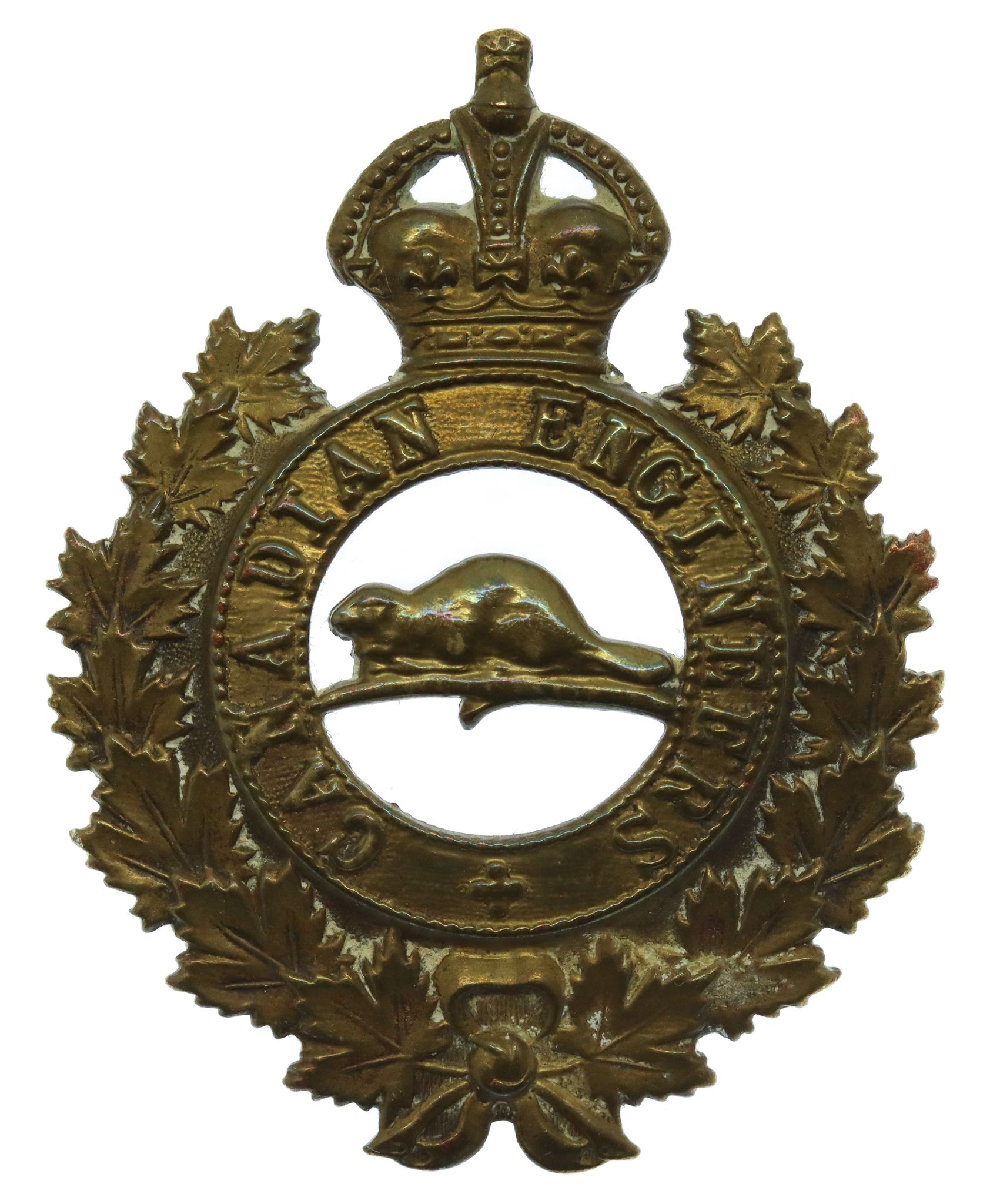 Canadian Engineers WW1 C.E.F. Cap Badge