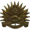 Canadian Westminster Regiment Cap Badge - King's Crown