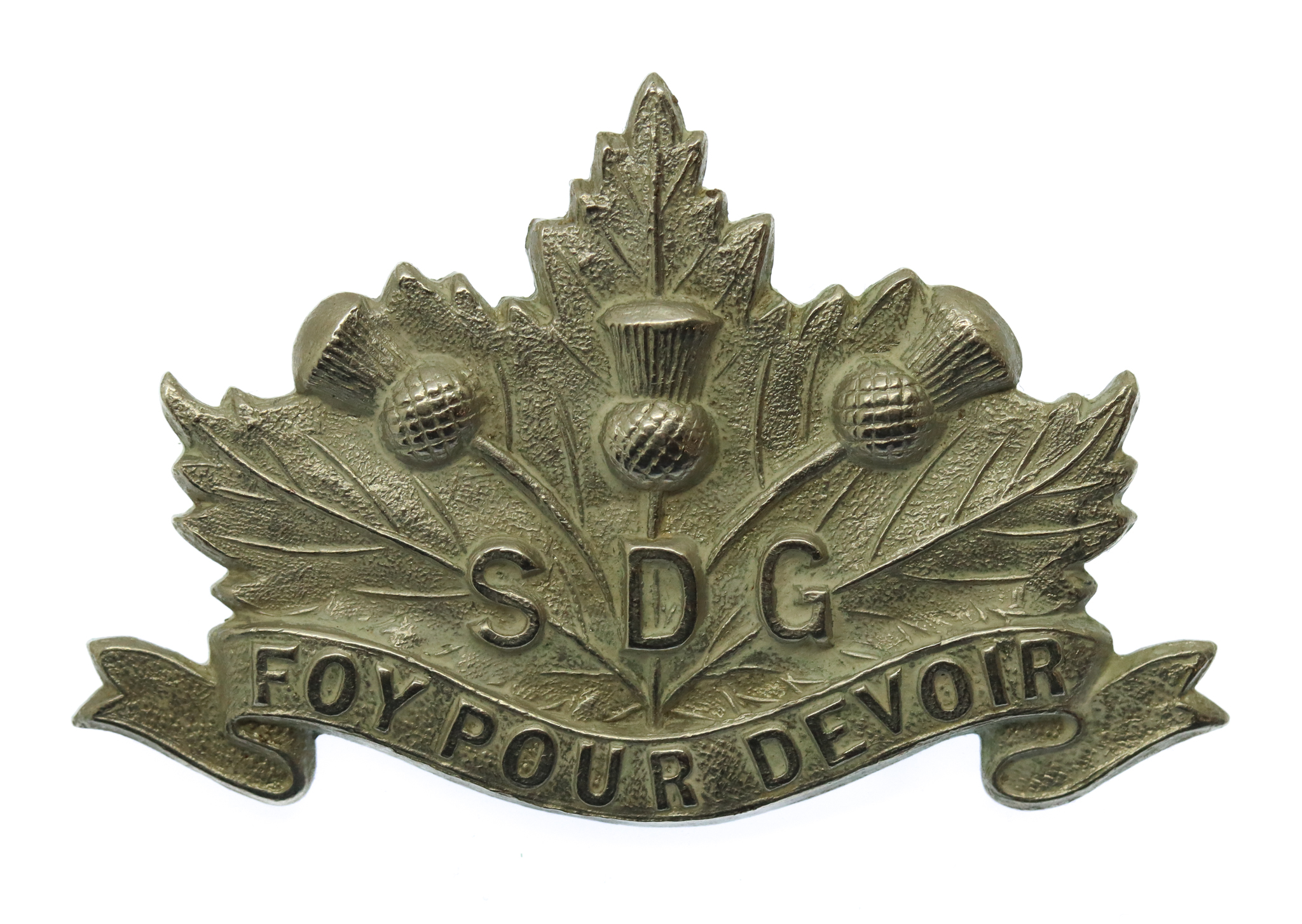 Canadian Stormont, Dundas & Glengarry Highlanders Cap Badge 