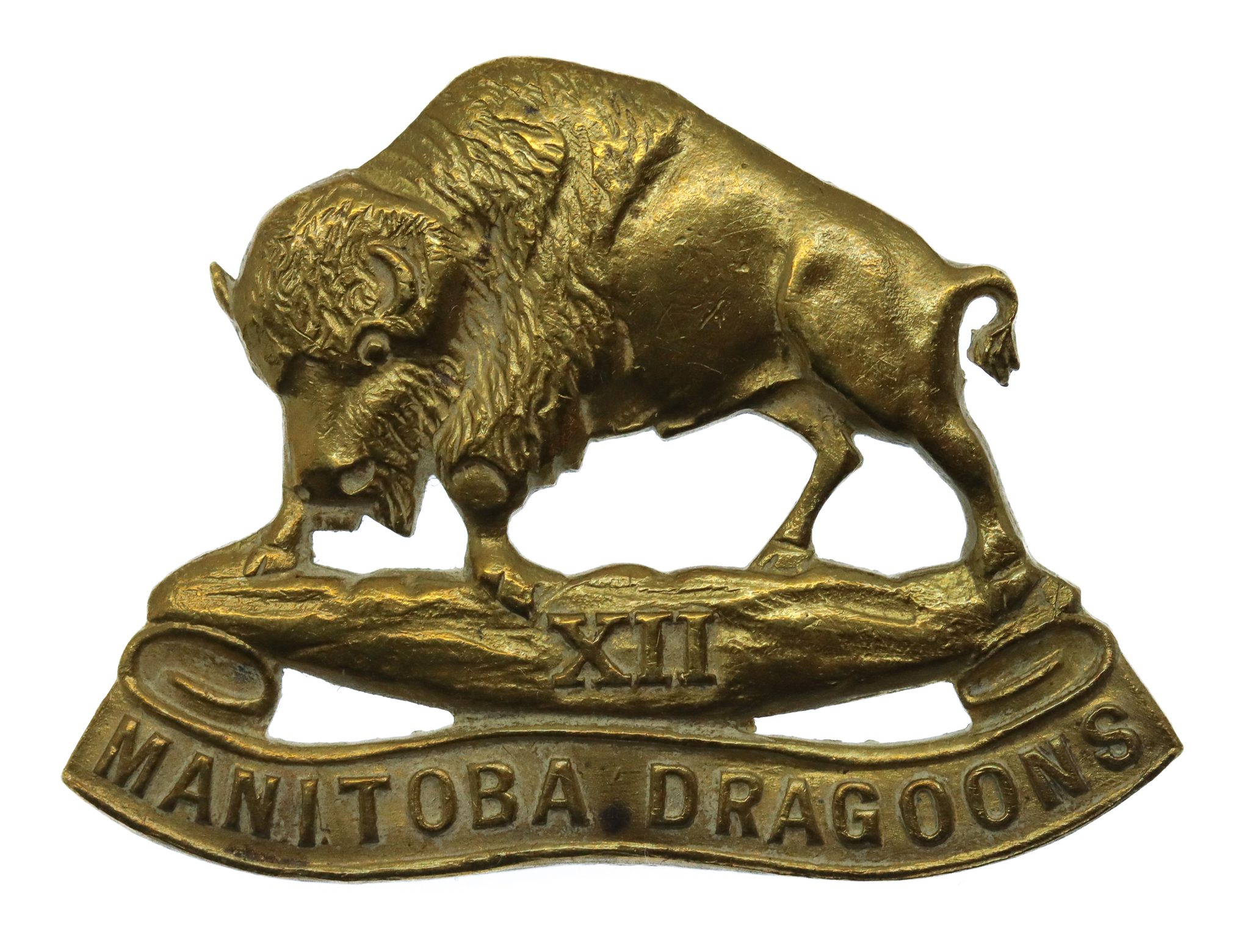 Canadian 12th Manitoba Dragoons Cap Badge