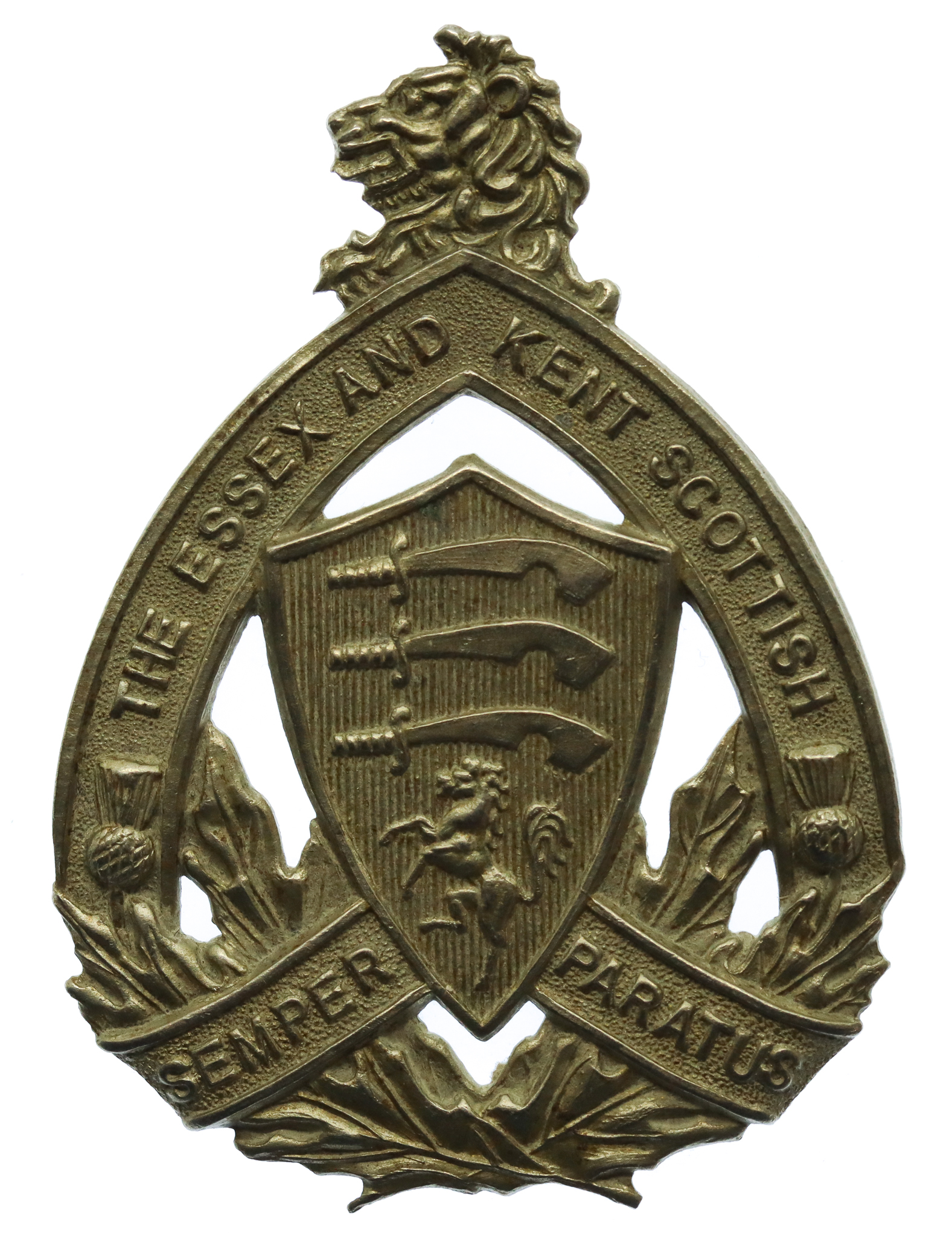Canadian The Essex and Kent Scottish Cap Badge 