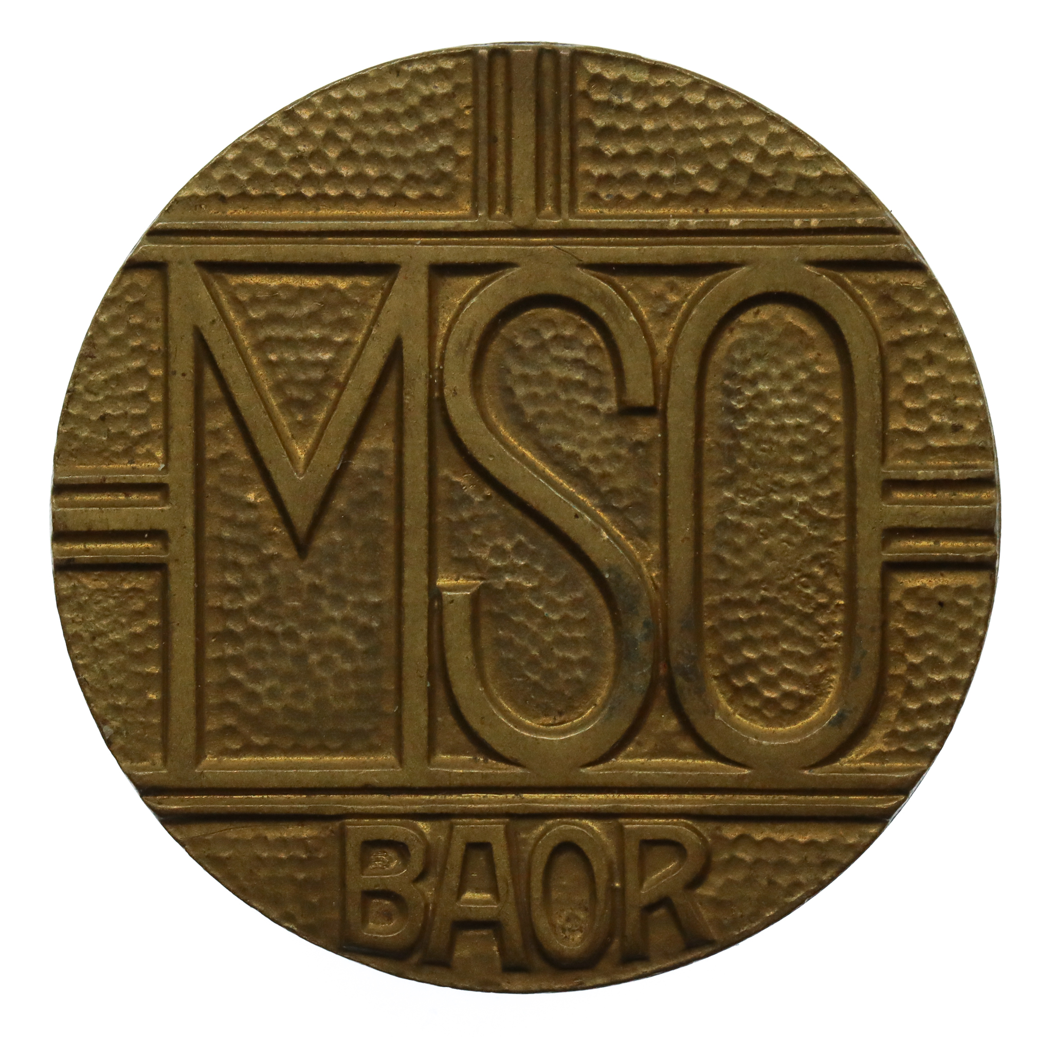 Mixed Services Organisation (MSO) British Army of the Rhine (BAOR) Cap Badge