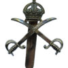 Army Physical Training Corps (A.P.T.C.) Chrome Cap Badge - King's Crown