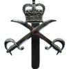 Army Physical Training Corps (A.P.T.C.) Chrome Cap Badge - Queen's Crown