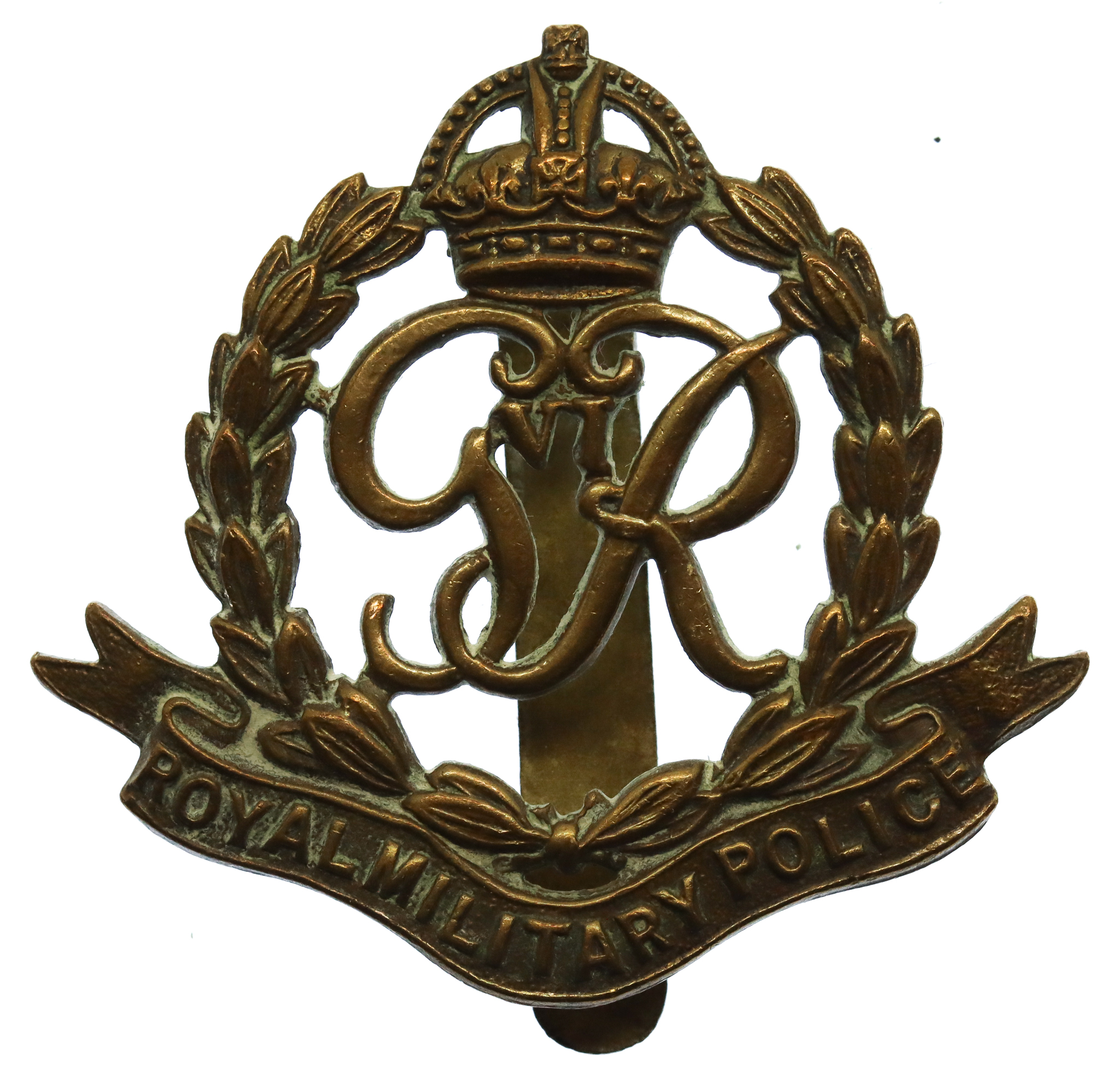 George VI Royal Military Police (R.M.P.) Cap Badge