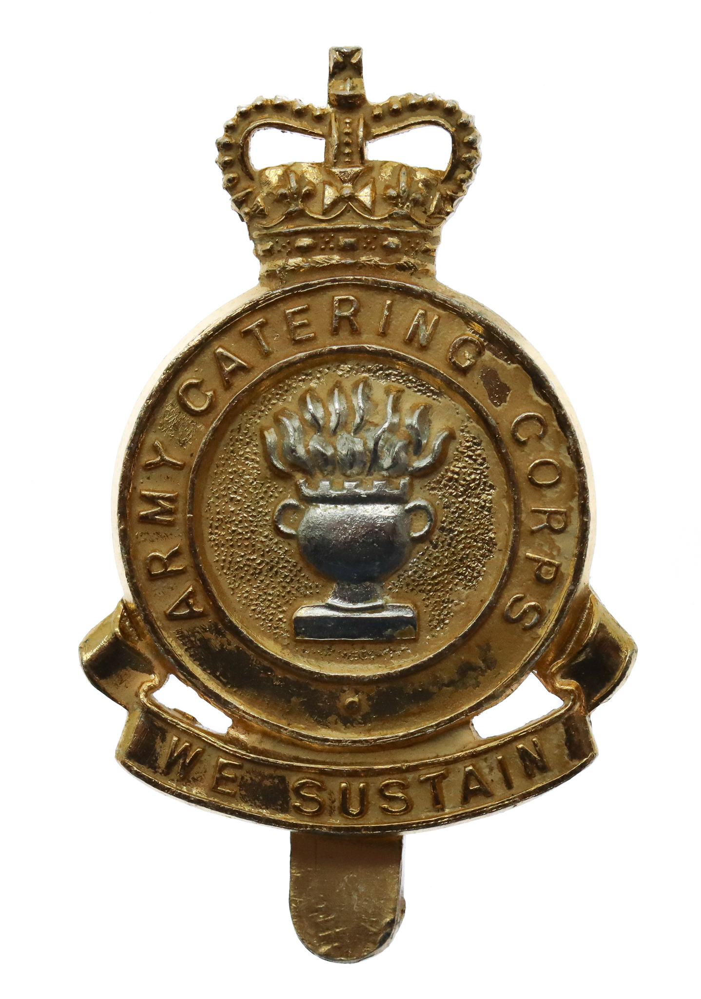 Army Catering Corps Anodised (Staybrite) Cap Badge 