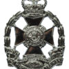 7th Bn. P.W.O. West Yorkshire Regiment (Leeds Rifles) Anodised (Staybrite) Cap Badge
