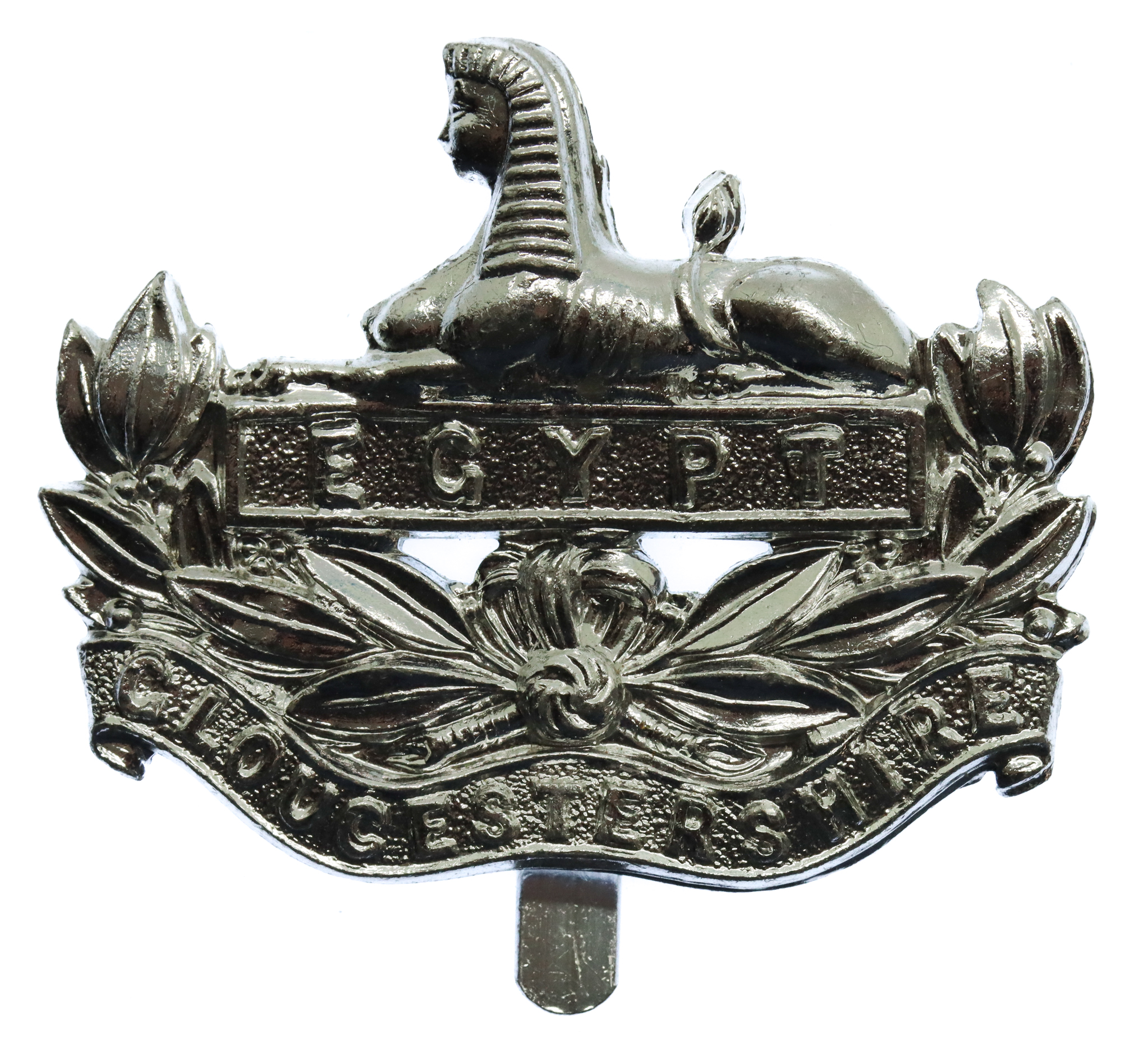 Gloucestershire Regiment Anodised (Staybrite) Cap Badge 