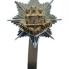 Royal Anglian Regiment Anodised (Staybrite) Cap Badge