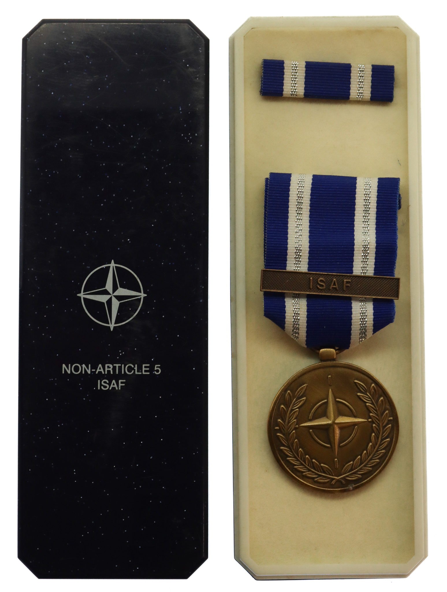 Nato Non Article 5 ISAF Medal in Box