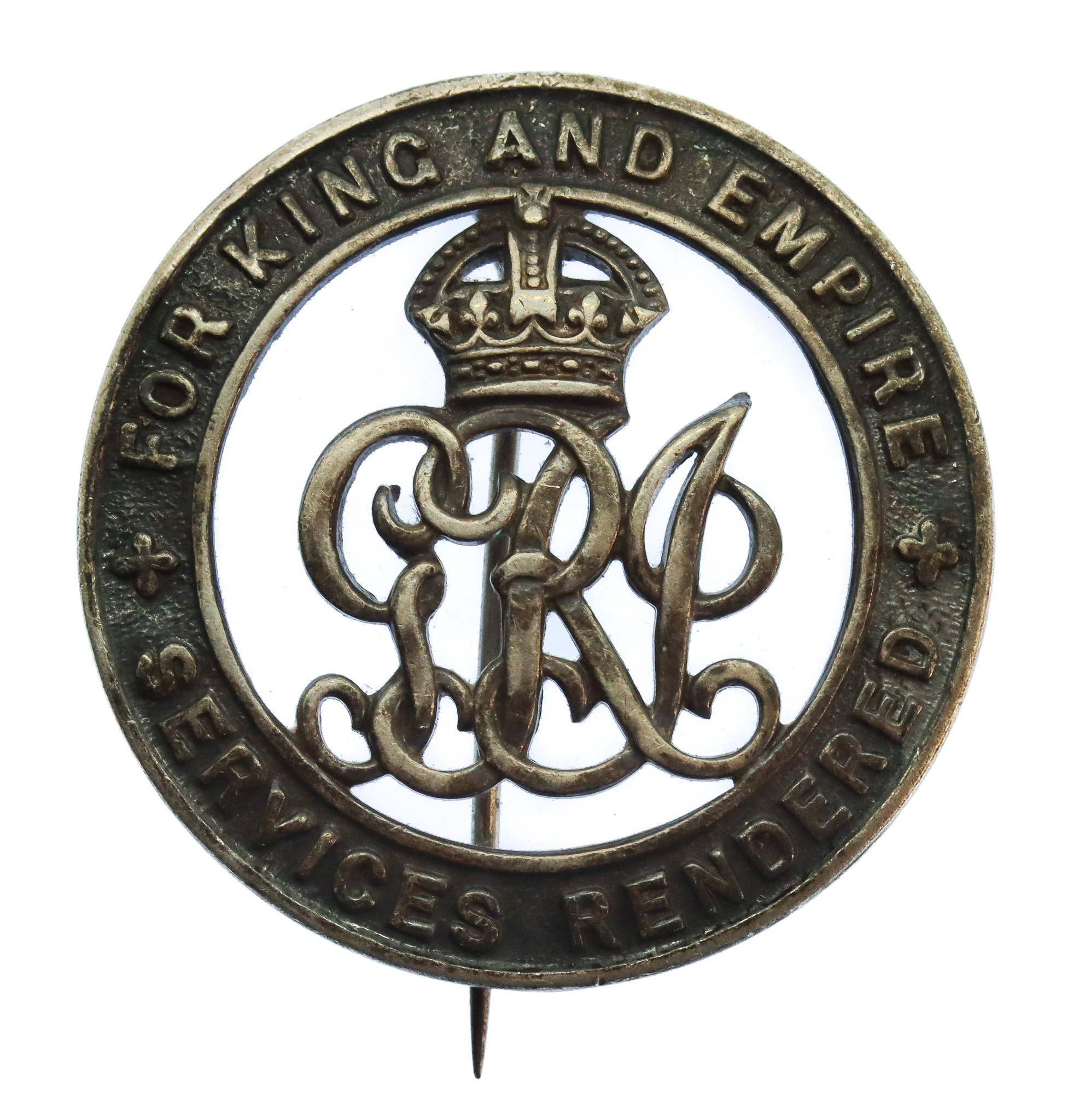 WW1 Silver War Badge (No. B72771) - Pnr. R. Barker, Royal Engineers
