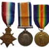WW1 1914-15 Star Medal Trio - Pte. A. Langthorp, 10th Bn. West Yorkshire Regiment
