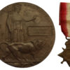WW1 1914-15 Star and Memorial Plaque - Dvr. L. Nelson, Army Service Corps - Died of Wounds, 28/5/18