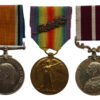 WW1 Meritorious Service Medal Group of Three - S. Sjt. P. Norton, Army Service Corps