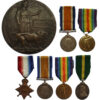 WW1 Family Medal Group to the Jonas Brothers