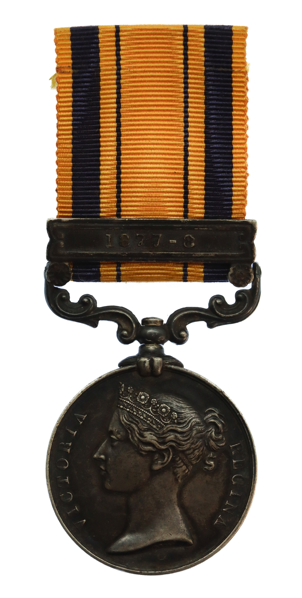South Africa 1877-79 (Zulu War) Medal (Clasp - 1877-8) - Pte. R. Peake, 90th Regiment of Foot