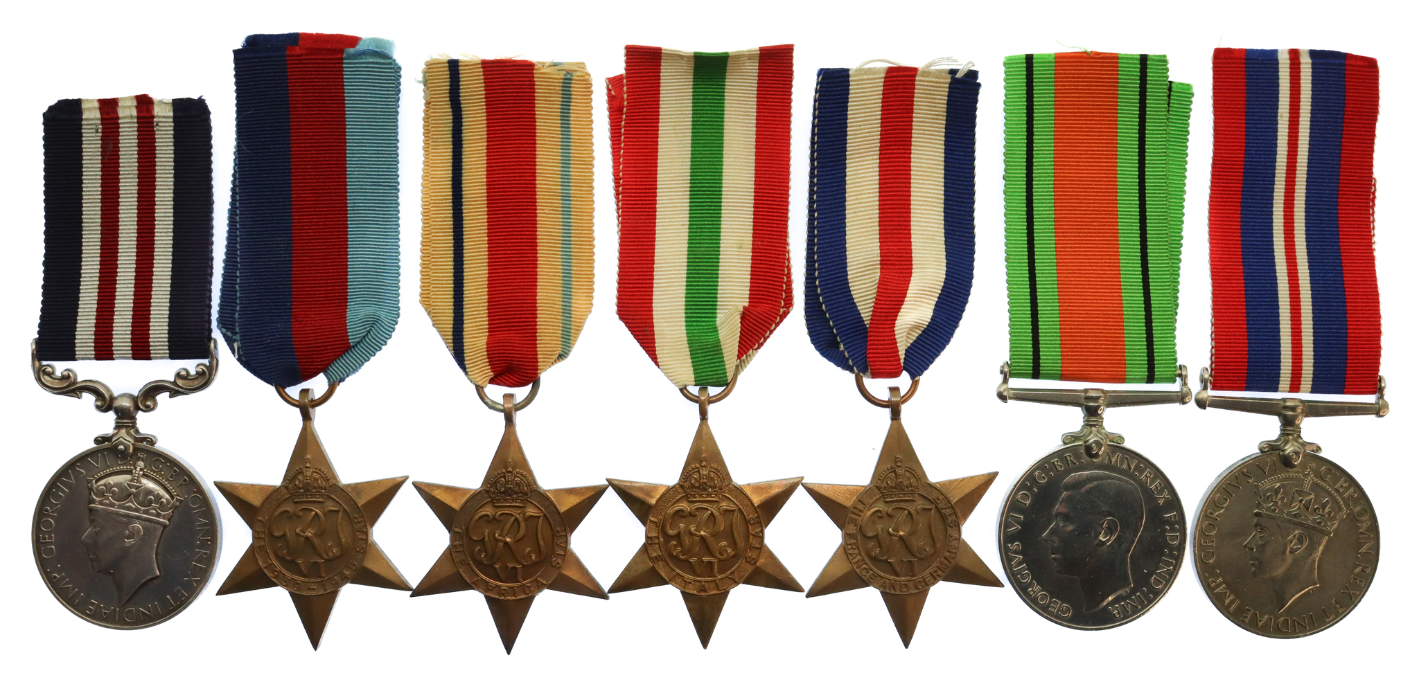 WW2 51st Highland Division Battle of Wadi Akarit Military Medal (Immediate) Group of Seven - L.Cpl. J.M. Black, Seaforth Highlanders