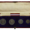 1917 George V Maundy Money Coin Set in Dated Box