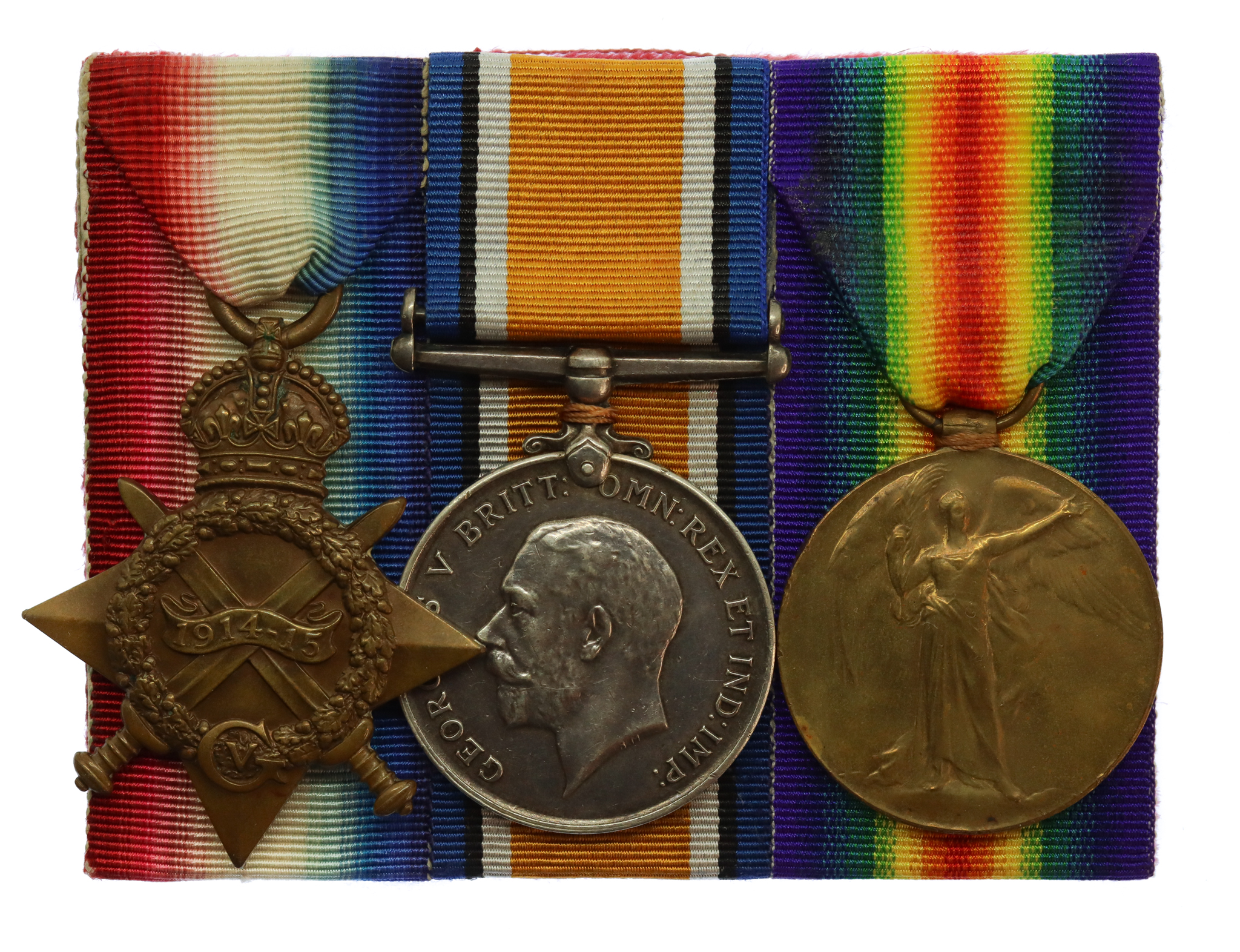 WW1 1914-15 Star Medal Trio to MM Winner - Sjt. A.W. Darley, West Yorkshire Regiment