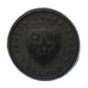 Ashton-under-Lyne Borough Police Black Coat of Arms Button (25mm)