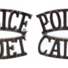 Pair of Police Cadet (POLICE/CADET) Shoulder Titles
