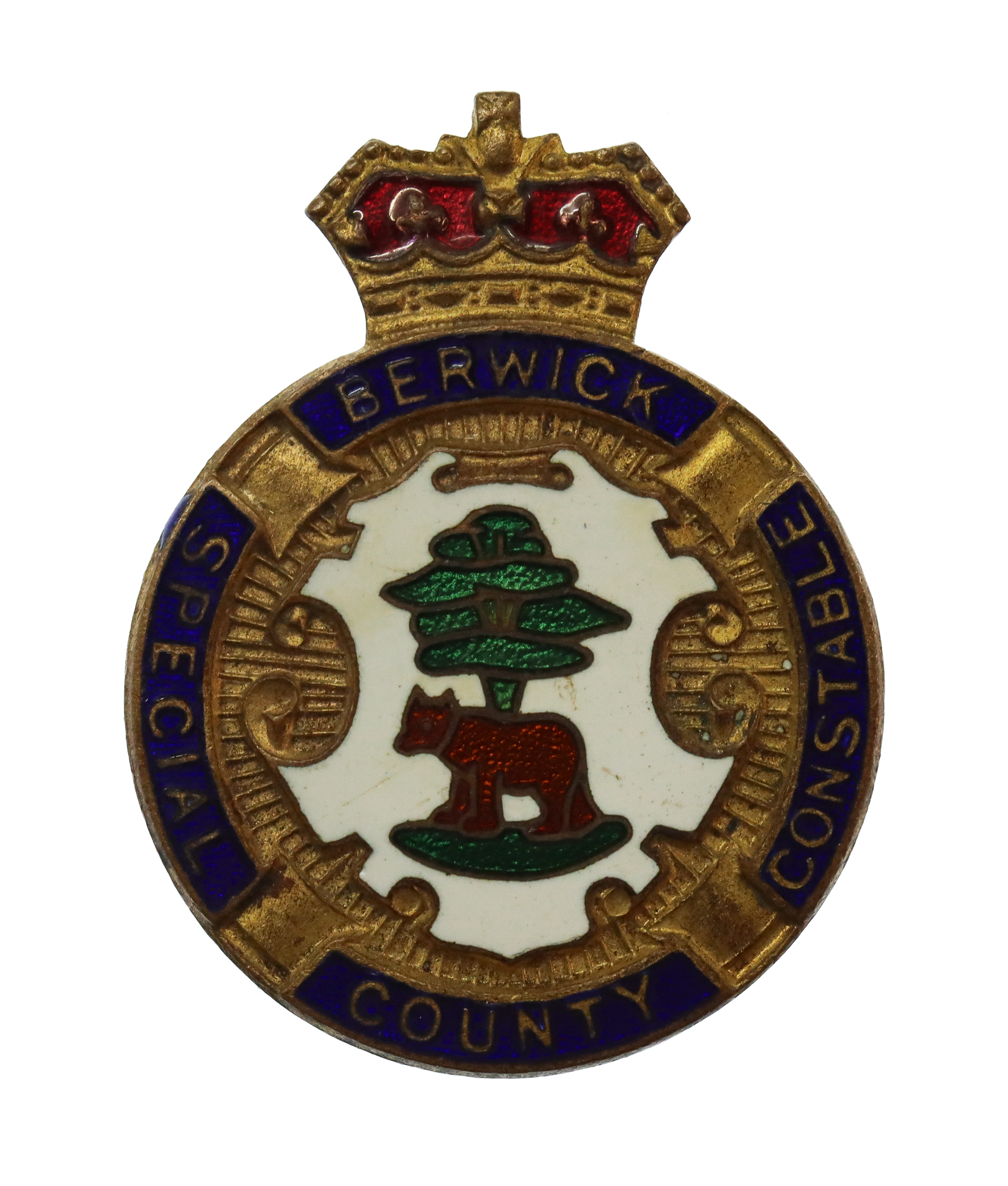 Berwick County Special Constable Enamelled Lapel Badge