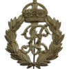 Obsolete Indian Police Headdress Badge - King's Crown
