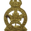Canadian Royal Montreal Regiment Cap Badge - King's Crown