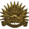 Canadian Westminster Regiment Cap Badge - King's Crown