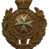 King's Own Malta Regiment Cap Badge - King's Crown