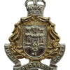 Royal Gibraltar Regiment Anodised (Staybrite) Cap Badge