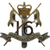 16th/5th Queen's Lancers Anodised (Staybrite) Cap Badge