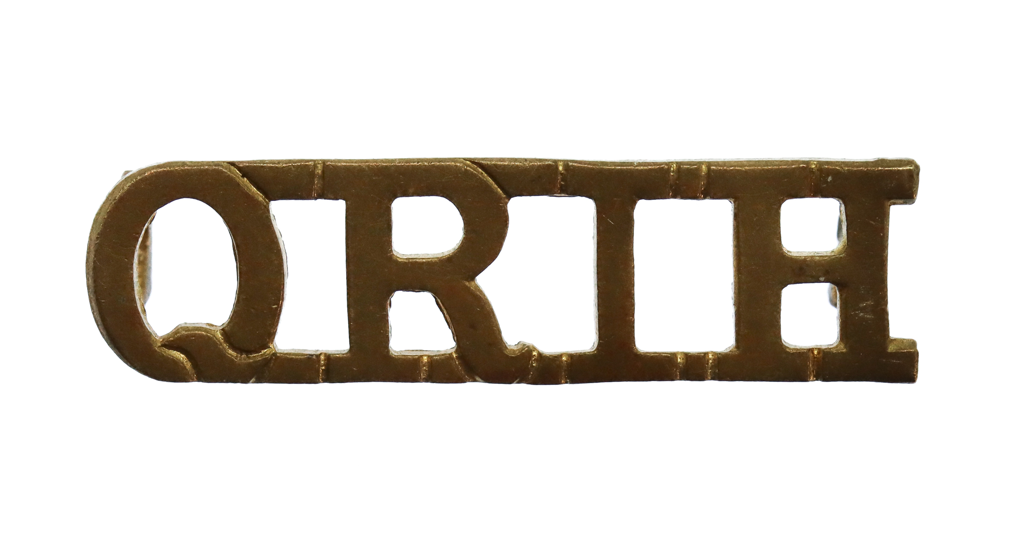 Queen's Royal Irish Hussars (Q.R.I.H.) Shoulder Title