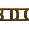 3rd Dragoon Guards (3DG) Shoulder Title